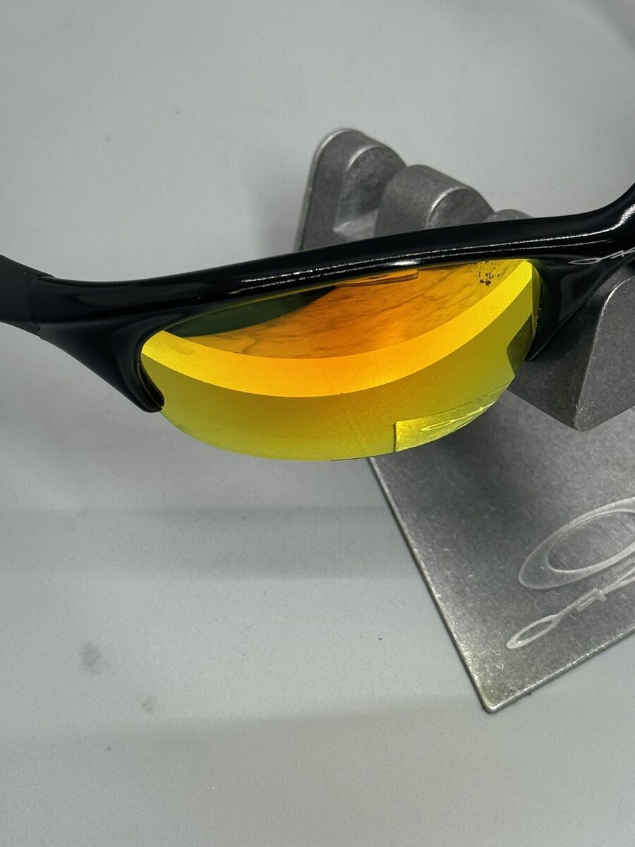 Brand New Oakley Half Jacket XLJ Jet Black W/ Fire Iridium Brand New Oakley Half Jacket XLJ Jet Black W/ Fire Iridium