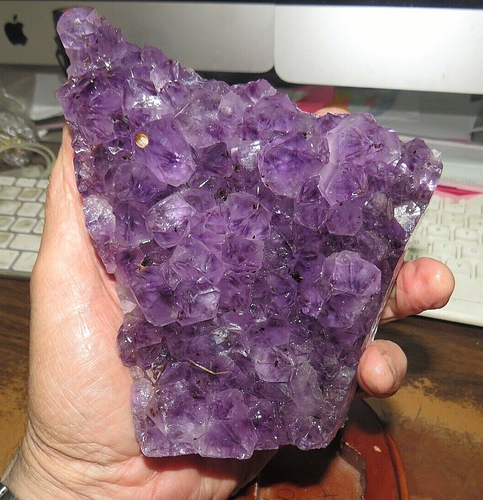 LARGE AMETHYST CRYSTAL CLUSTER CATHEDRAL GEODE FROM BRAZIL - Bild 2 von 4