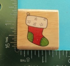 CHRISTMAS STOCKING Rubber Stamp