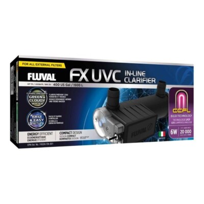 FLUVAL FX UVC 6-WATT CLARIFIER- A199 for FX2 - FX4 - FX6