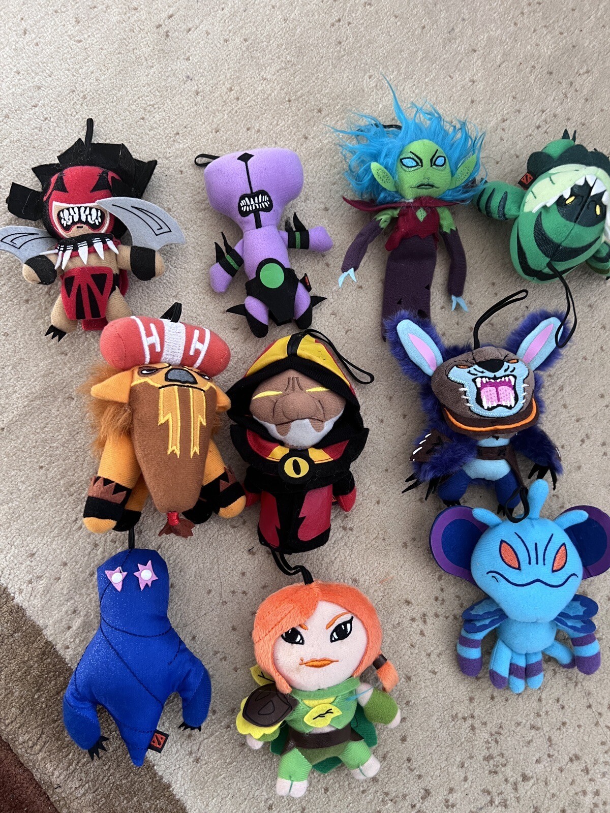 Valve Dota 2 Micro Plush Lot Of 10
