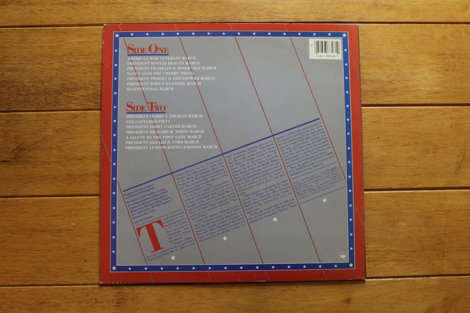 ERVIN LITKEI - MARCH AMERICA MARCH - FROM ROOSEVEL TO REAGAN LP VG+ CHEESECAKE Foto 2 de 4