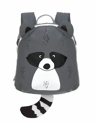 Lässig About Friends Tiny Backpack Rucksack Tasche Racoon Grau Weiß Neu