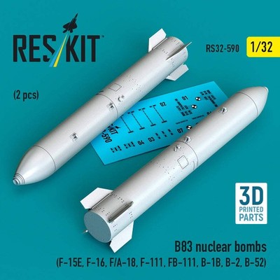 ResKit RS32-590 1:32 B83 Atombomben (2 Stück)