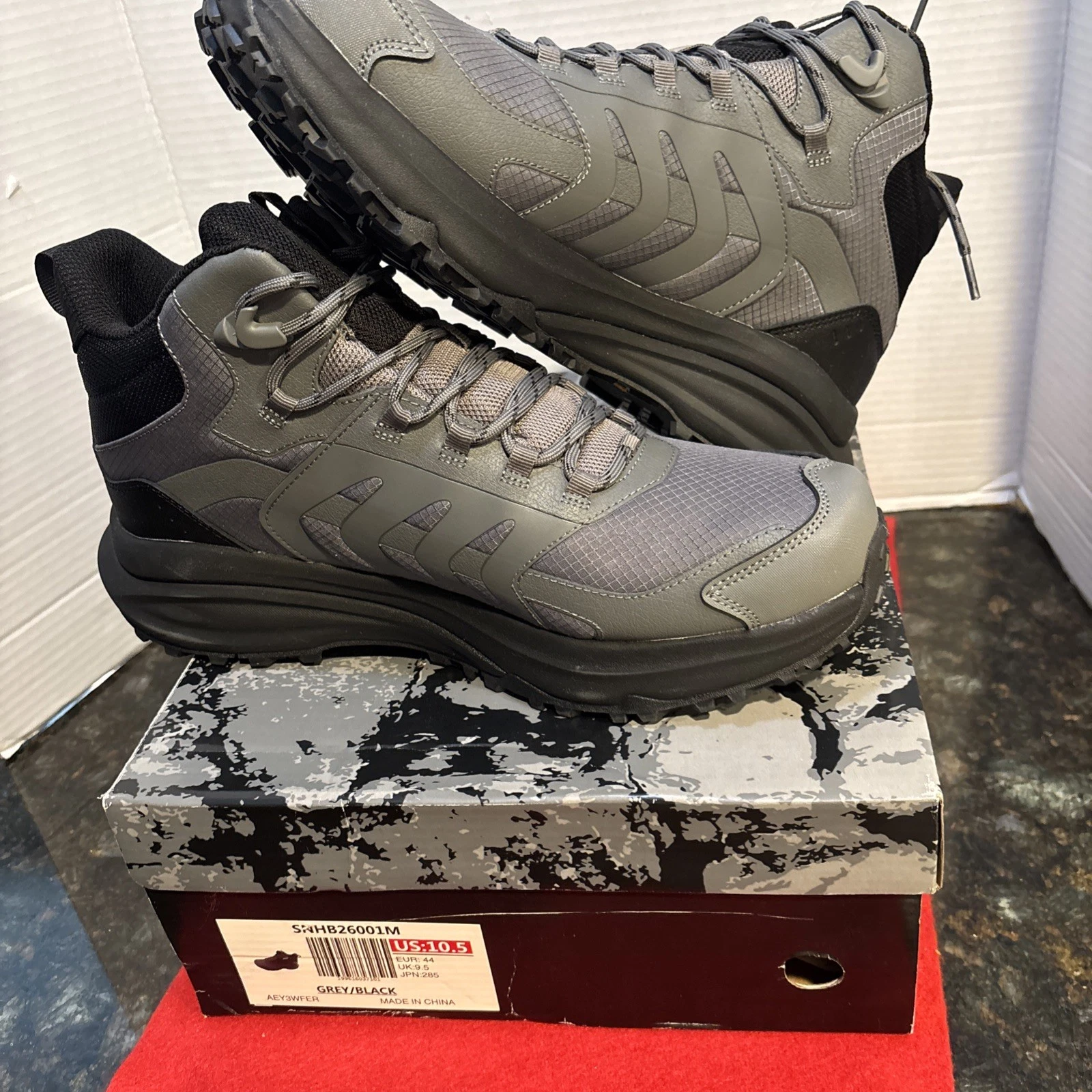 NORTIV8 EU44/US10.5 Waterproof Hiking Boots Trekking Camping Climbing Shoes NIB
