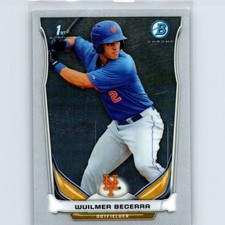 2014 Bowman - Prospects Chrome Wuilmer Becerra #BCP96 - New York Mets