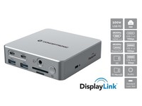 Conceptronic DONN25G Conceptronic 15-1 Dock Usb-C->2Xhdmi,2Xusb-C,4Xusb-A,+ S