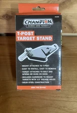 CHAMPION Range And Target T-POST TARGET STAND STEEL CONSTRUCTION 