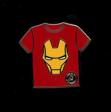 DLR Iron Man Chaser Superhero T-shirt Marvel Avengers Hidden Mickey Disney Pin