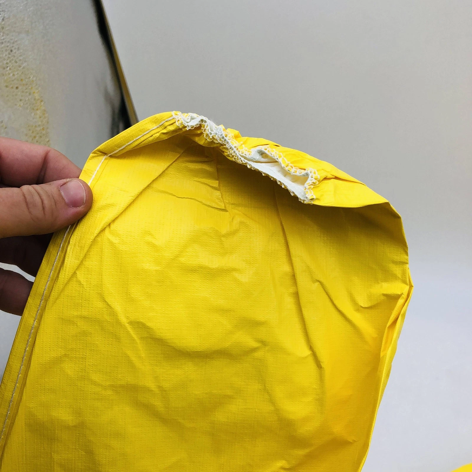 Dupont Tychem 2000 Hazmat Coverall Suit 3XL Hooded Yellow QC122BYL3X001200 1pk - product detail image 7