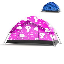 KidzAdventure 2 in 1 Indoor/Outdoor Tent for Kids, Pink 2 layer waterproof