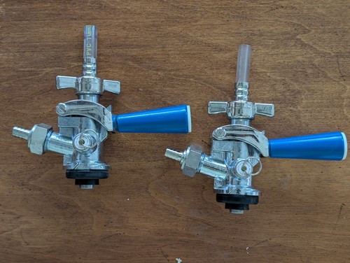 Taprite D-Style Keg Coupler-Sanke Keg Beer Tap-With PRV and gas barb