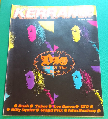 Kerrang! No.44- June 17-30 1983 - Dio, Lee Aaron, UFO, Billy Squier, Grand Prix