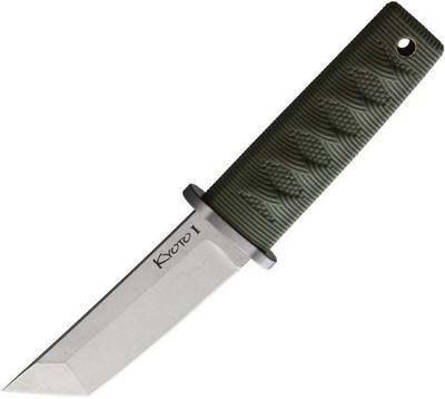 Cold Steel Kyoto II Fixed Knife Tanto Blade Kray-Ex Handle - CS-17DA-ODSW-BRK