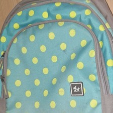 Kinder Rucksack Polyester türkis/grau/gelb g...