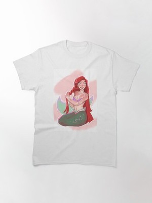 Disney Sunburns And Braids Ariel Colorful  Adult Basic Unisex Style