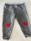 Disney Baby Sweat Pants Toddler Size 18M Gray Cotton MICKEY embroidered — photo 1