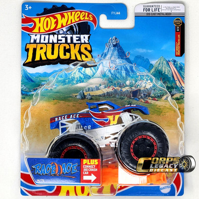 Hot Wheels Monster Trucks Race Ace 2022 Monster Trucks Live 1:64 NEW 14/75