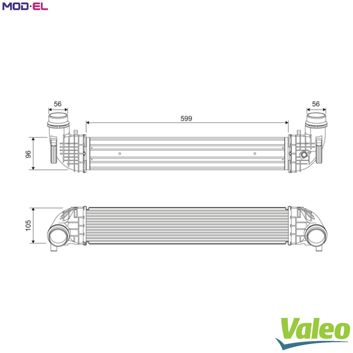 CHARGE AIR COOLER 818690 FOR OPEL ASTRA/K/Hatchback/Van/Sports/Tourer 1.6L 4cyl