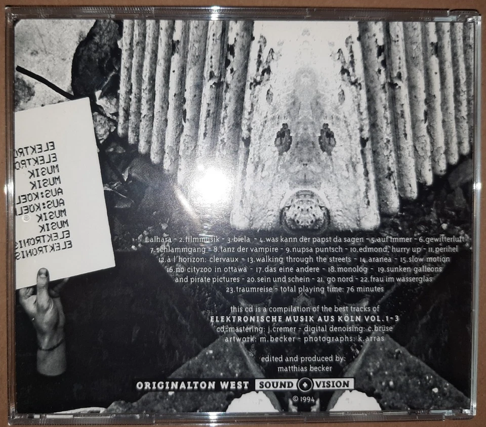 EMAK - ELEKTRONISCHE MUSIK AUS KÖLN (BEST OF VOL. 1-3)/ CD / ORIGINALTON WEST - Bild 2 von 3