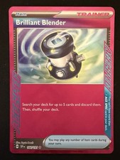 brilliant blender pokemon card Pokemon - Brilliant Blender 164/191  Surging Sparks  Ace Spec Card  Red  Foil Trainer Card : Toys & Games