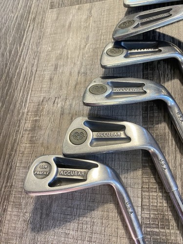 Ram Accubar Iron Set 2-PW 9 Clubs USA Right Hand Steel Shafts *READ* - Picture 12 of 24