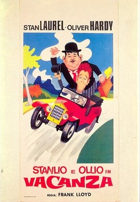 Stanlio e Ollio in Vacanza - Comedy Classic Poster   24x32
