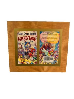 Alan Dean Foster  Glory Lane  Perma Plaque Glossy Coating. 12In X 10In