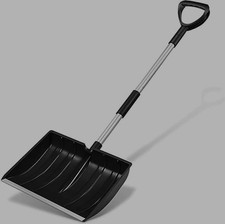 Large Capacity Snow Shovel - 48.5in Premium Quality Shovel With Ergonomic Handle