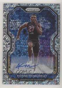 2020 Panini Prizm No Huddle Kenneth Murray #327 Rookie Auto RC