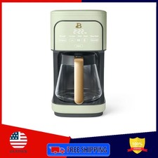 Beautiful 12 Cup Programmable Coffee Maker Sage Green by Drew Barrymore