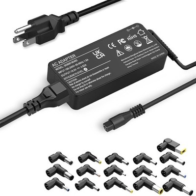90W Universal Laptop Charger with HP Dell Len OVO ASUS So ny Toshiba Acer Fuj...