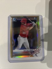 2022 Bowman Chrome 1st Daylen Lile True Gold Refractor /50