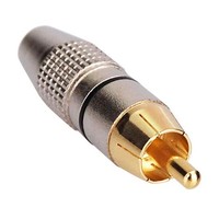 Dynavox Cinch Stecker Schwarz Cinchstecker High End Vergoldete KontaktfläChen