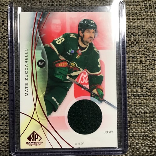 2024-25 UD SP Game Used Red Jersey Mats Zuccarello