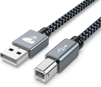 Aioneus Aioneus Druckerkabel (3 m) USB 2.0, Typ A Stecker auf B Stecker