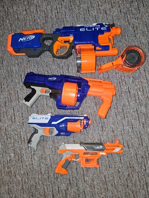 Nerf Elite Hyperfire, Elite Disruptor, Elite Surgefire, Falconfire
