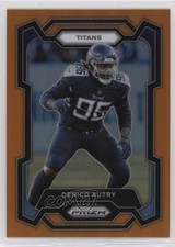 2023 Panini Prizm Orange Prizm 26/249 Denico Autry #283 0su2