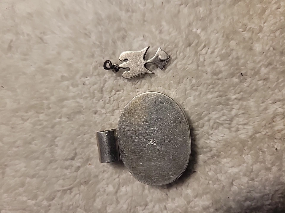 Turquoise And Coral And Lapis Pendants - Image 2 of 4