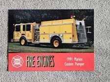 1993 FAMA Bon Air Series 1 #78 1991 Marion Custom Pumper Waupaca, Wisconsin 