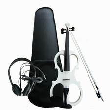 Electric Violin Silent Electric Violin 4/4 Headphone Violin Bow Electronic Quite