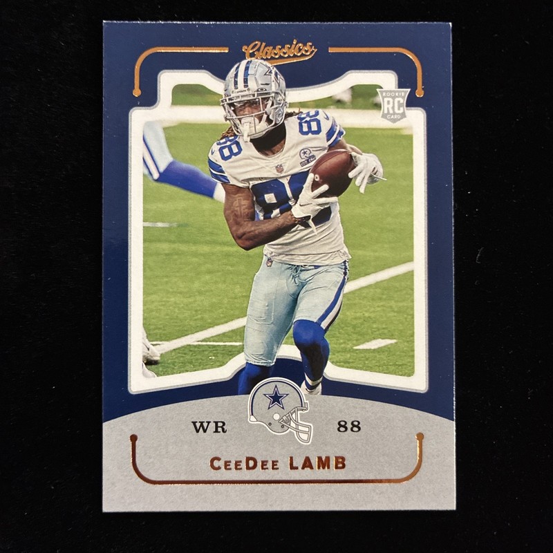 CEEDEE LAMB 2020 PANINI CLASSICS Insert ROOKIE RC Dallas COWBOYS #CL-14