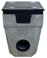 Beton Hofablauf Hofgully Gully Ablauf Klasse B (12,5 To) Mit Gussrost 30 X 30 Cm