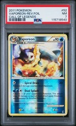 Vaporeon 52/95 Call of Legends Reverse Holo