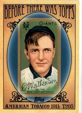 2011 Topps - Before there Was Topps Christy Mathewson #BTT2