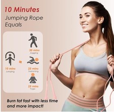 Jump Rope for Fitness, Speed Rope Skipping Rope for Men, Kids and Women 2 pack