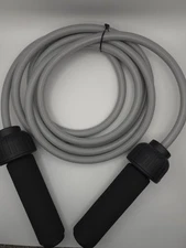 N 1 Fit Premium Weighted Jump Rope 9FT Gray Men And Woman Crossfit and Boxing