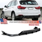 3PCS MP Style Rear Bumper Lip Diffuser For BMW X5 F15 Base 2014-18 Carbon Fiber