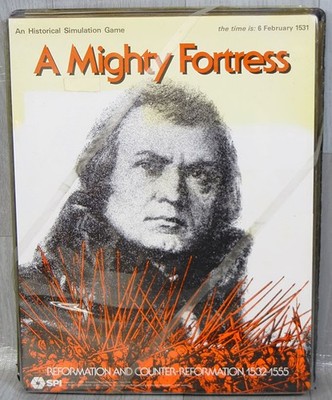 1977 A Mighty Fortress Reformation and Counter-Reformation Game UNPUNCHED w/Tray
