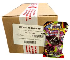 Pokemon Mega Evolution Pitch Funda Negra Booster Paquete 144 Estuche #UJD